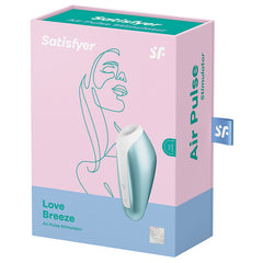 Satisfyer Love Breeze Air Pulse Stimulator-Ice Blue - Eros Fine Goods