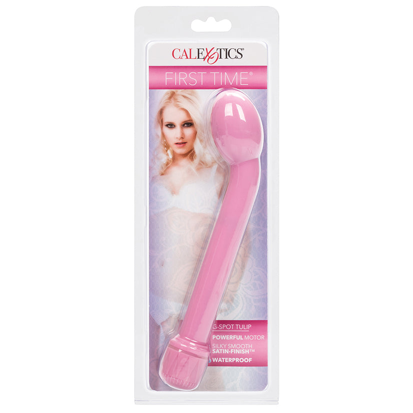 First Time G Spot Tulip-Pink 6.75" - Eros Fine Goods