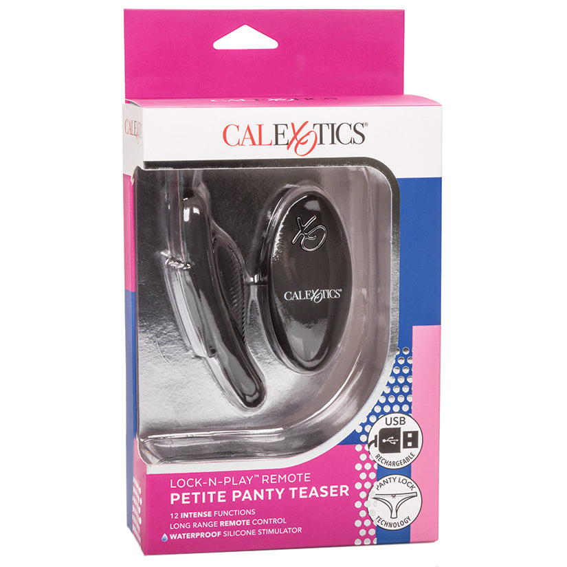 Remote Lock-N-Play Rechargeable Petite Panty Teaser 3.75" - Eros Fine Goods
