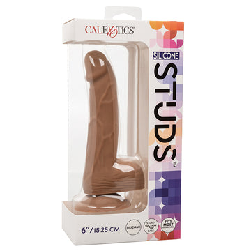 Silicone Studs-Brown 6" - Eros Fine Goods
