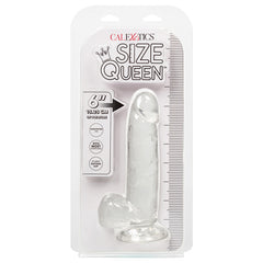 Size Queen-Clear 6" - Eros Fine Goods