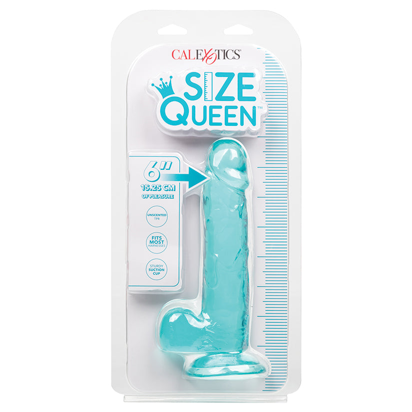 Size Queen-Blue 6" - Eros Fine Goods