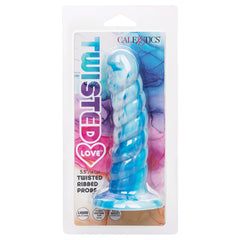 Twisted Love Twisted Ribbed Probe-Blue - Eros Fine Goods