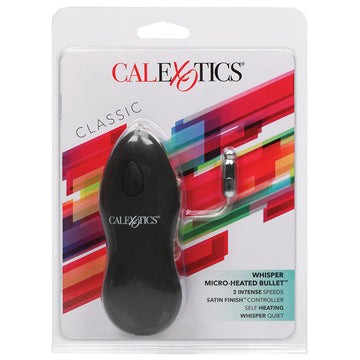 Classic Whisper Micro-Heated Bullet-Black - Eros Fine Goods