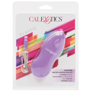 Classic Whisper Micro-Heated Bullet-Purple - Eros Fine Goods