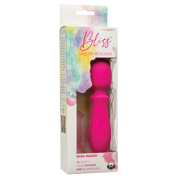 Bliss Liquid Silicone Mini Wand - Eros Fine Goods