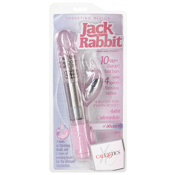 Jack Rabbit Thrusting Action-Pink 4.75" - Eros Fine Goods