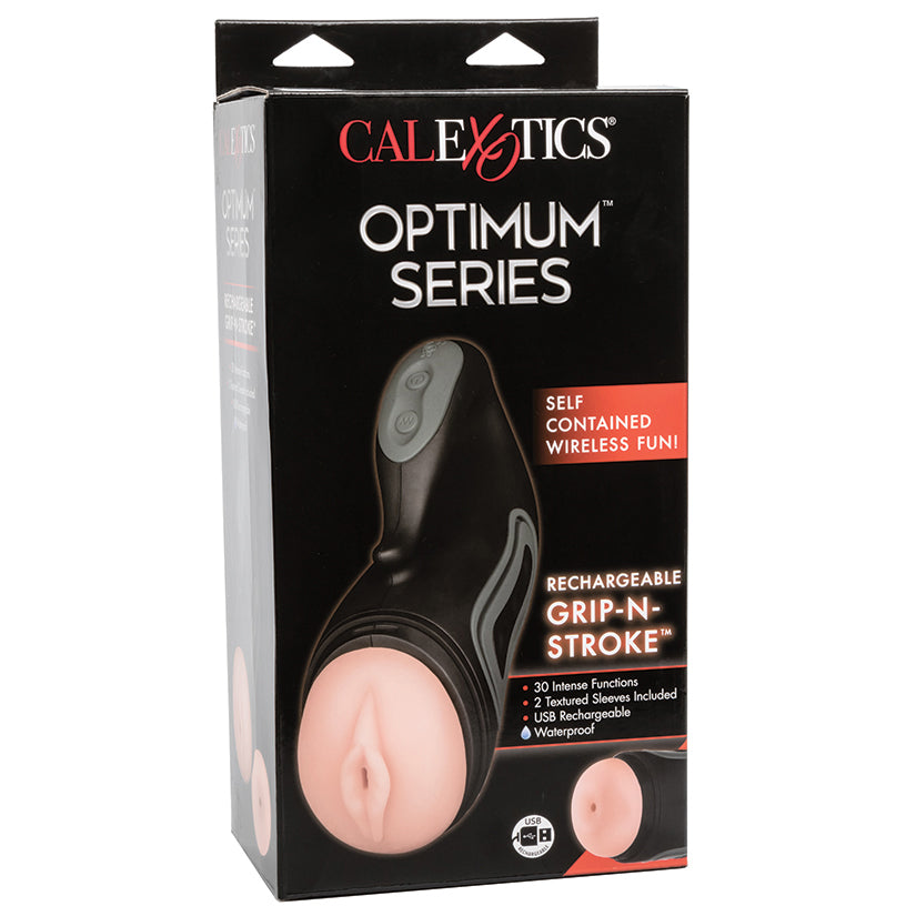 Optimum Power Rechargeable Grip-N-Stroke - Eros Fine Goods
