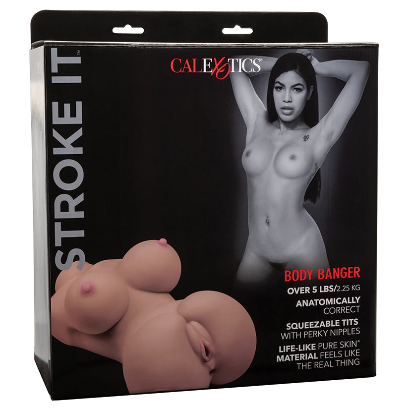 Stroke It Body Banger-Brown - Eros Fine Goods