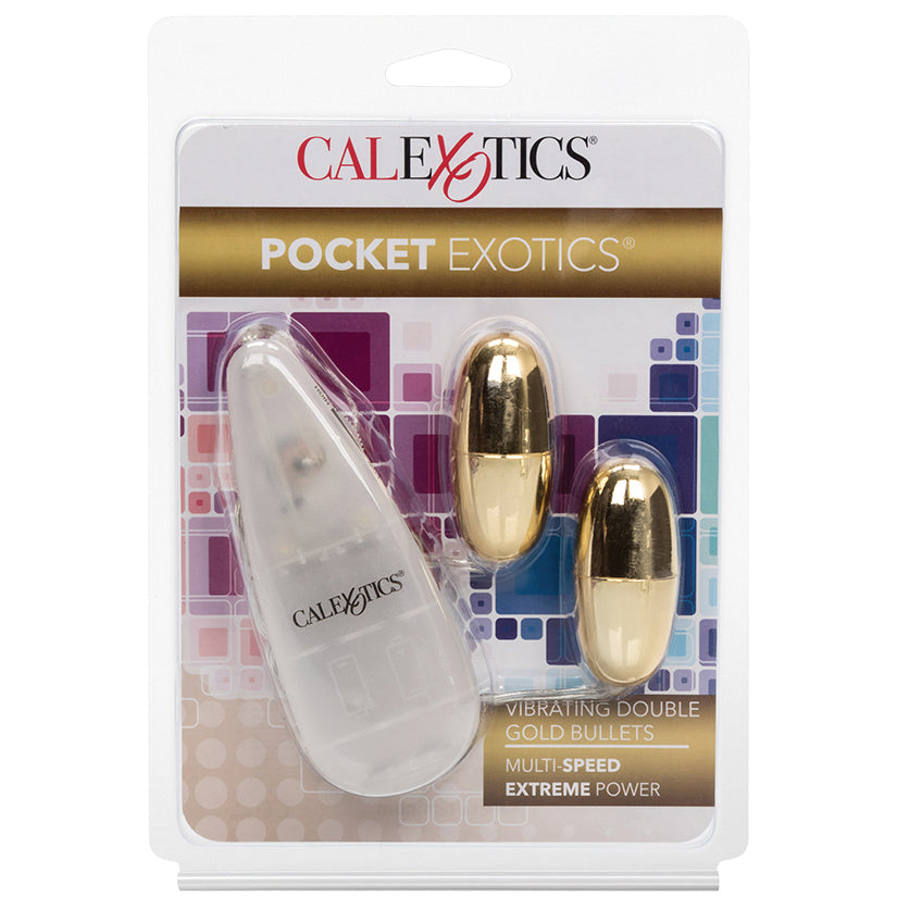 Pocket Exotics Double Bullets-Gold - Eros Fine Goods