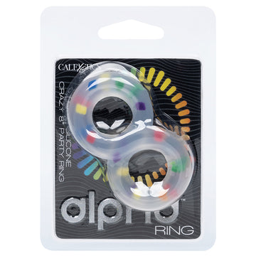 Alpha Liquid Silicone Crazy 8 Party Ring - Eros Fine Goods