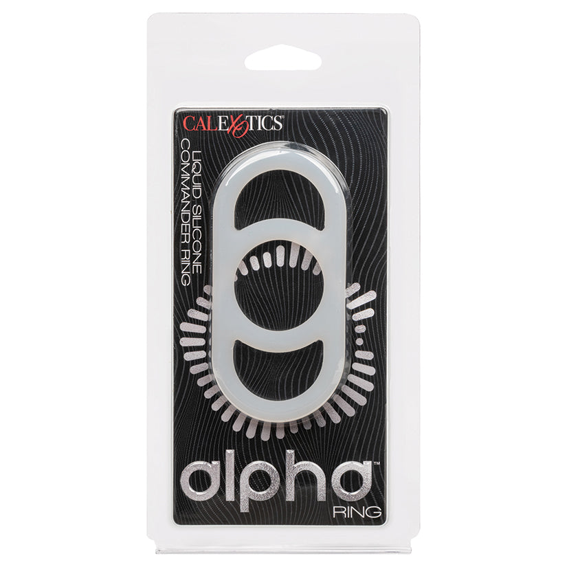 Alpha Liquid Silicone Commander Ring - Natural - Eros Fine Goods