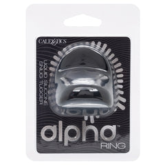 Alpha Liquid Silicone Snug Tugger-Black - Eros Fine Goods