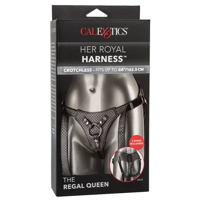 Her Royal Harness The Regal Queen-Pewter - Eros Fine Goods