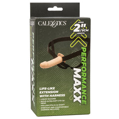 Performance Maxx Life-Like Extension with Harness - Ivory - Eros Fine Goods