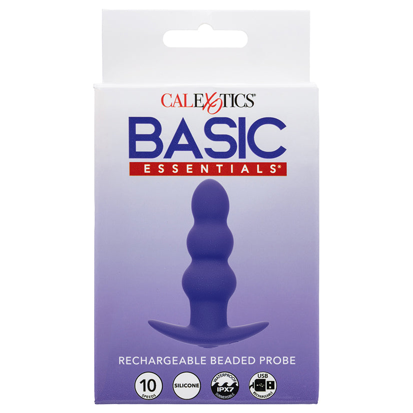Basic Essentials Rechargeable Beaded Probe - Eros Fine Goods