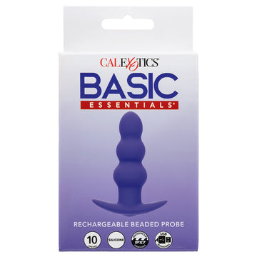 Basic Essentials Rechargeable Beaded Probe - Eros Fine Goods
