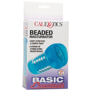 Basic Essentials Beaded Masturbator - Eros Fine Goods