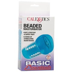 Basic Essentials Beaded Masturbator - Eros Fine Goods