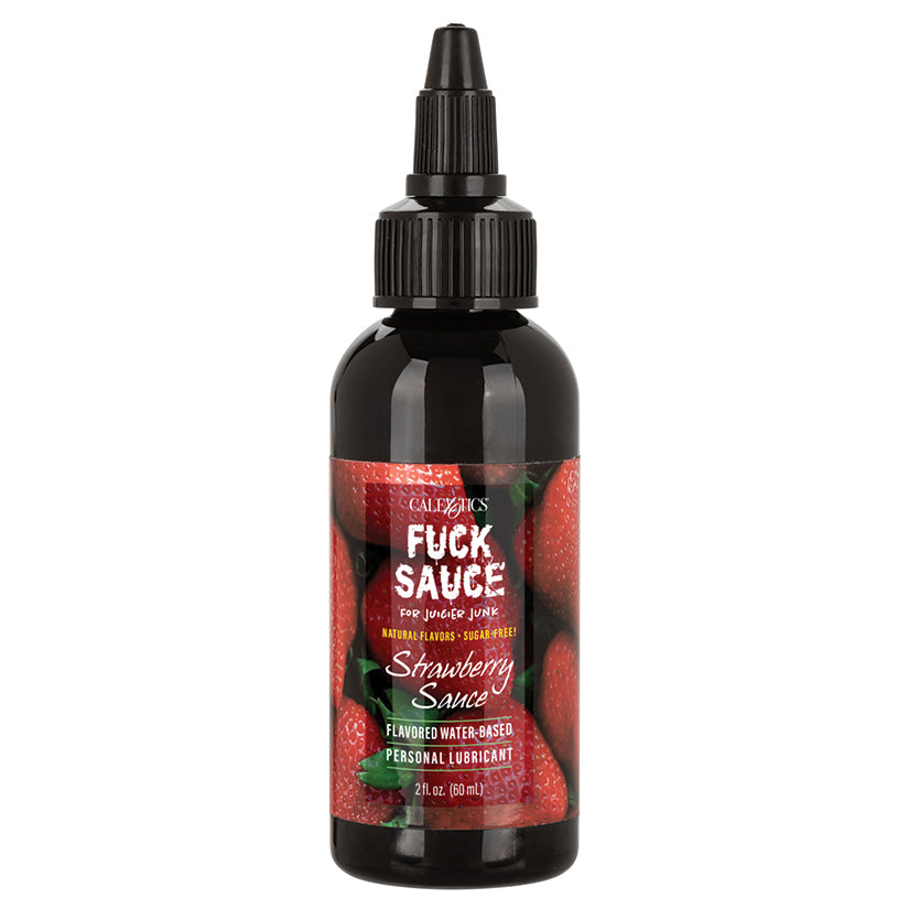 Fuck Sauce Water-Based Lubricant-Strawberry 2oz - Eros Fine Goods