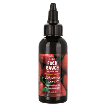 Fuck Sauce Water-Based Lubricant-Strawberry 2oz - Eros Fine Goods