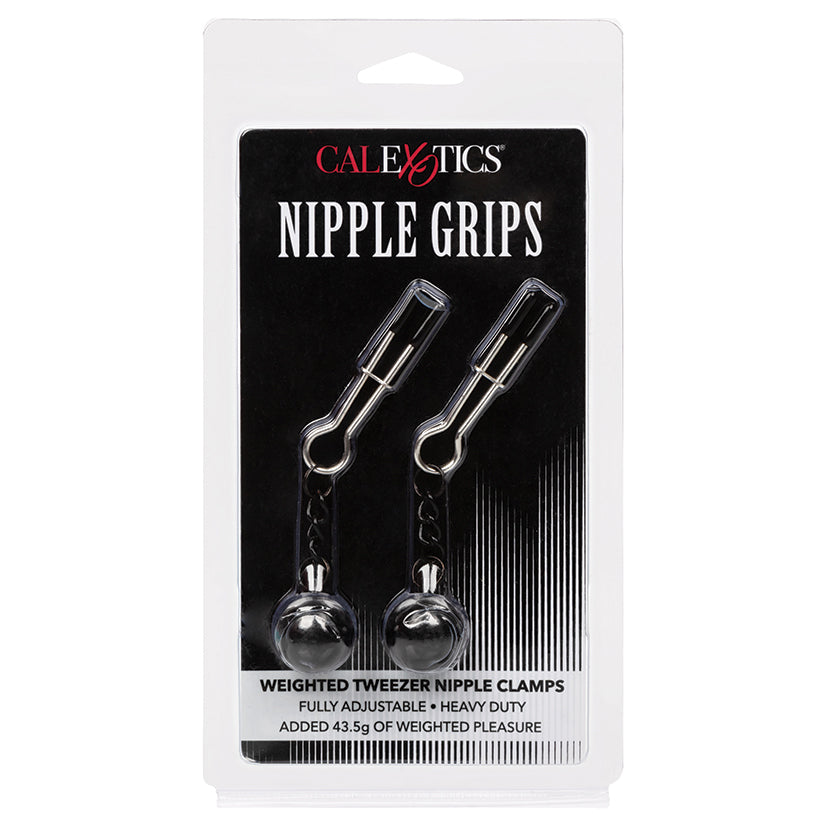 Nipple Grips Weighted Tweezer Nipple Clamps - Eros Fine Goods