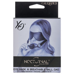Nocturnal Collection Eye Mask & Breathable Ball Gag - Eros Fine Goods