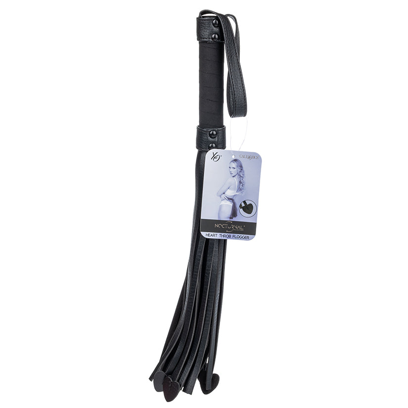 Nocturnal Collection Heart Throb Flogger - Eros Fine Goods
