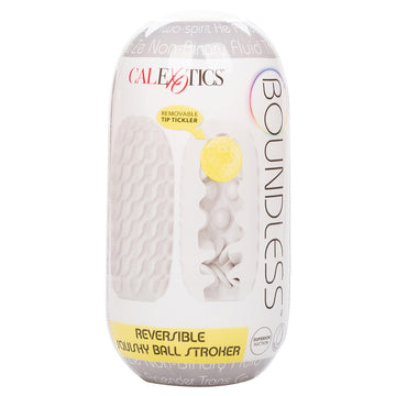 Boundless Reversible Squishy Ball Stroker-Yellow - Eros Fine Goods