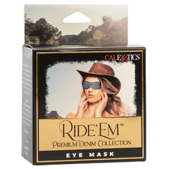 Ride 'Em Premium Denim Collection Eye Mask - Eros Fine Goods