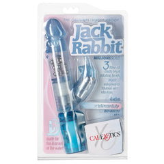 The Original Waterproof Jack Rabbit 3 Rows-Blue 4.75" - Eros Fine Goods