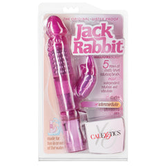 The Original Waterproof Jack Rabbit 5 Rows-Pink 4.75" - Eros Fine Goods