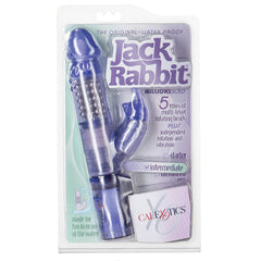 The Original Waterproof Jack Rabbit 5 Rows-Purple 4.75" - Eros Fine Goods