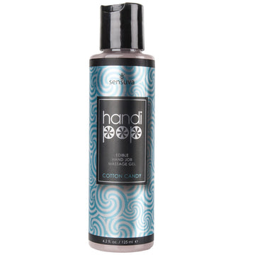 Sensuva Handi-Pop Hand Job Massage Gel-Cotton Candy 4.2oz - Eros Fine Goods