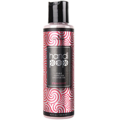 Sensuva Handi-Pop Hand Job Massage Gel-Strawberry 4.2oz - Eros Fine Goods