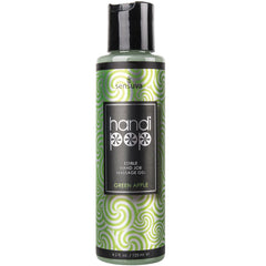 Sensuva Handi-Pop Hand Job Massage Gel-Green Apple 4.2oz - Eros Fine Goods