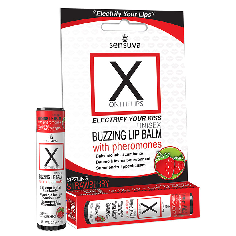 Sensuva X on the LIPS with Pheromones-Strawberry - Eros Fine Goods