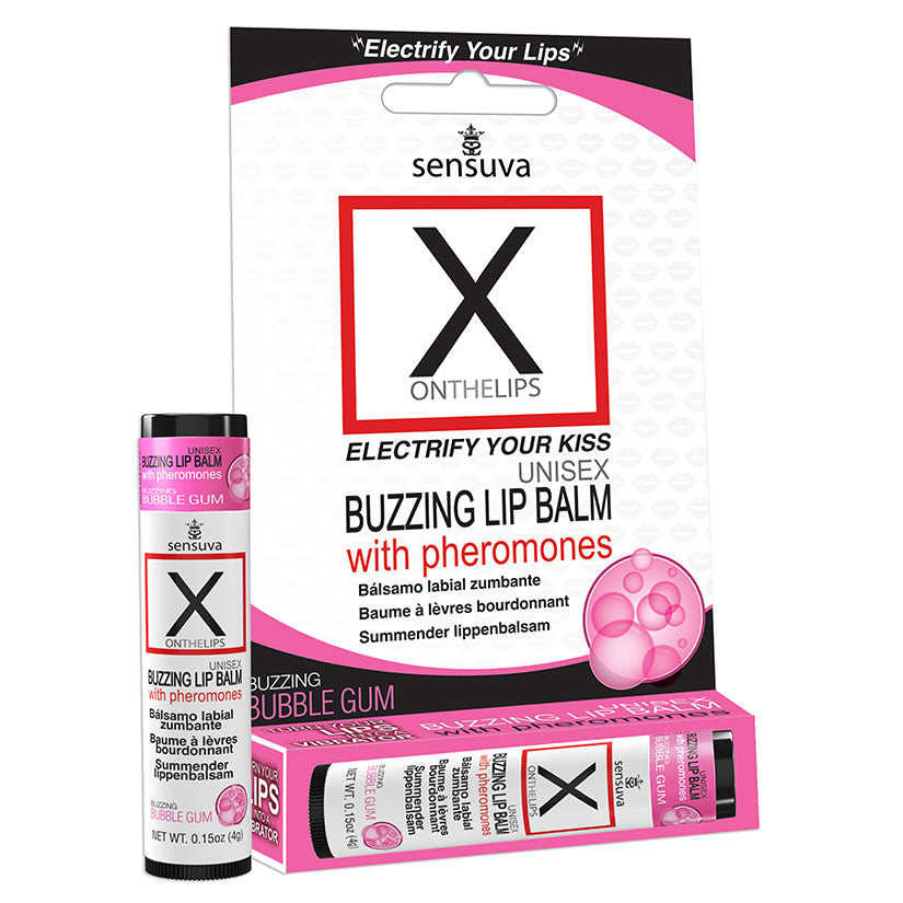Sensuva X on the LIPS with Pheromones-Bubble Gum - Eros Fine Goods