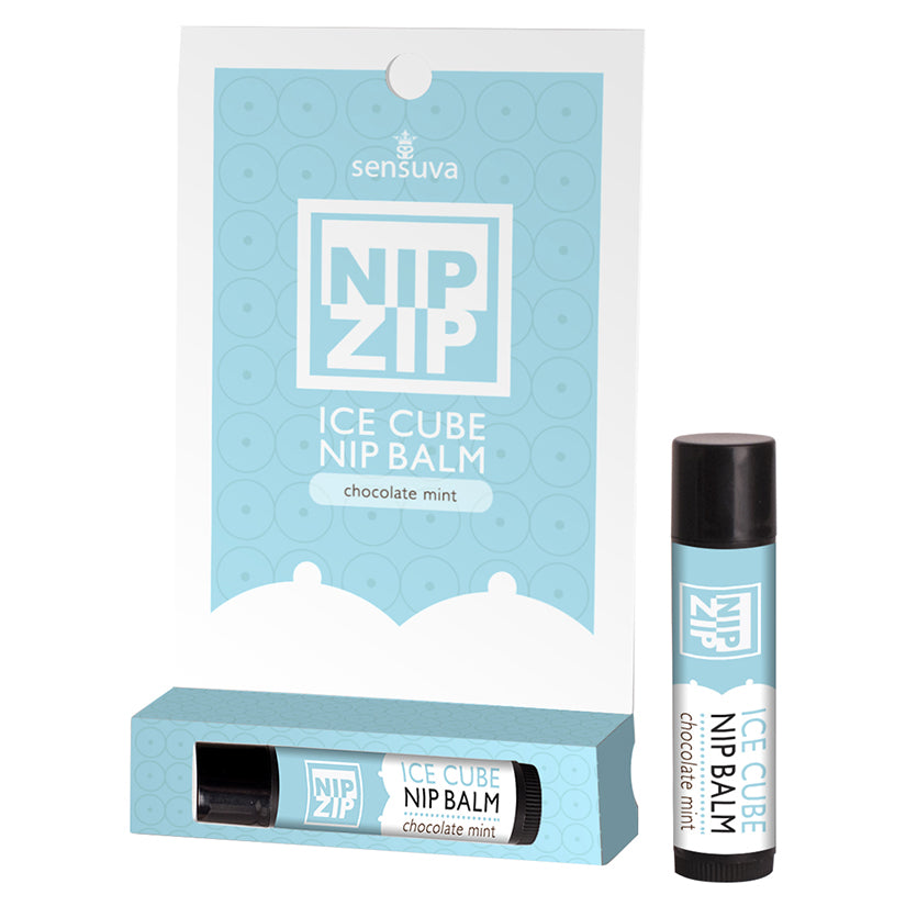 Sensuva Nip Zip Ice Cube Nip Balm-Chocolate Mint - Eros Fine Goods