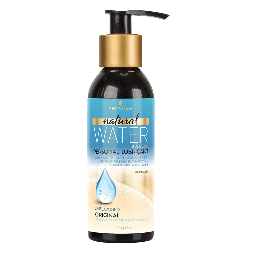 Sensuva Natural Water Based Personal Lubricant 4oz - Eros Fine Goods