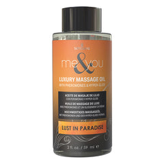Sensuva Me & You Massage Oil-Lust in Paradise 2oz - Eros Fine Goods