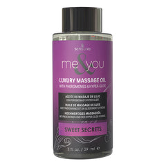 Sensuva Me & You Massage Oil-Sweet Secrets 2oz - Eros Fine Goods