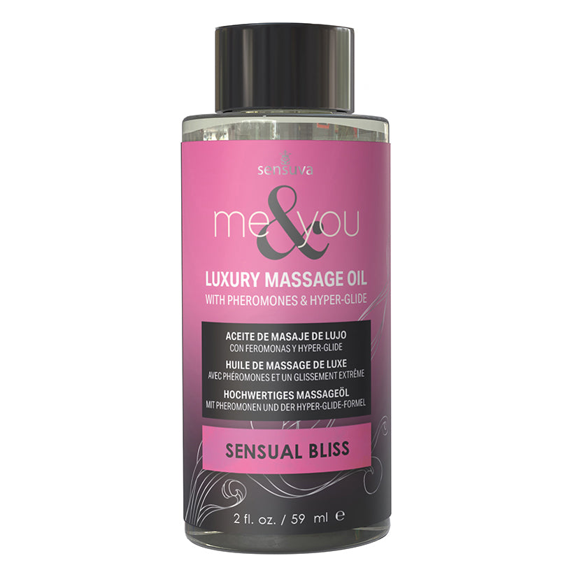 Sensuva Me & You Massage Oil-Sensual Bliss 2oz - Eros Fine Goods