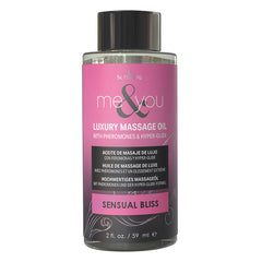 Sensuva Me & You Massage Oil-Sensual Bliss 2oz - Eros Fine Goods