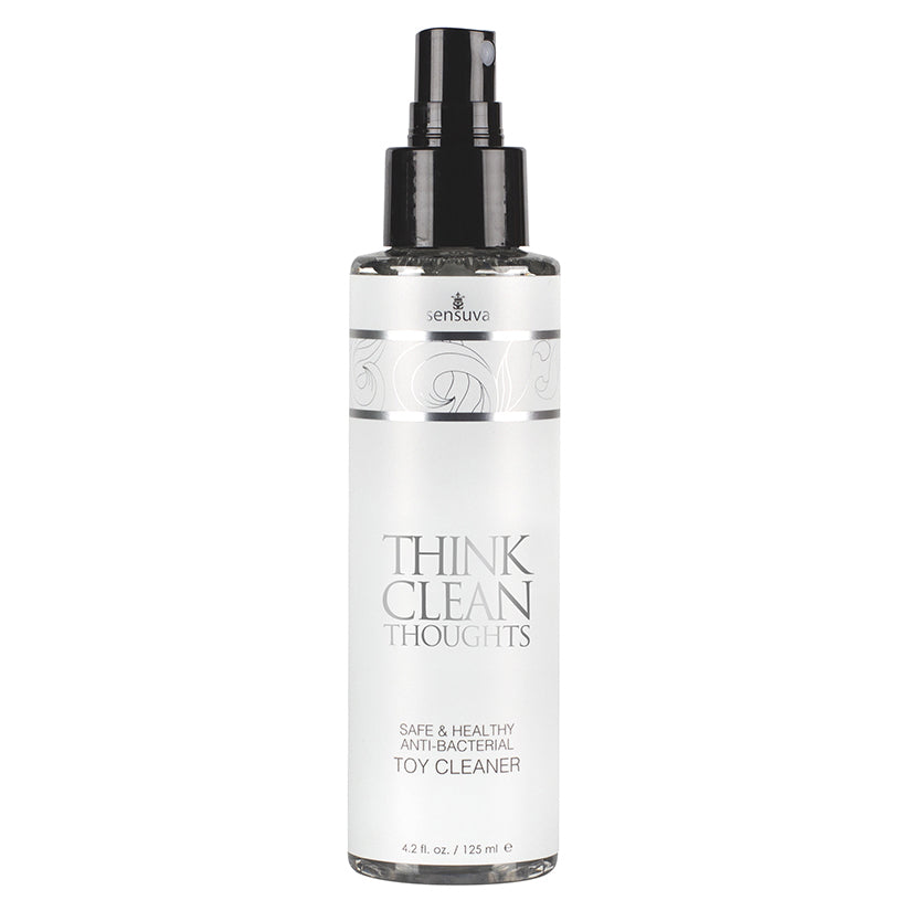 Think Clean Thoughts Anti Bacterial Toy Cleaner 4.2oz - Eros Fine Goods