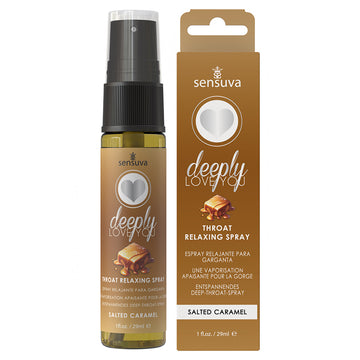 Sensuva Deeply Love You Throat Relaxing Spray-Salted Caramel 1oz - Eros Fine Goods