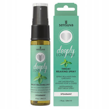 Sensuva Deeply Love You Throat Relaxing Spray-Spearmint 1oz - Eros Fine Goods