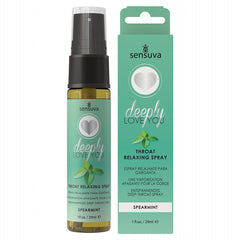 Sensuva Deeply Love You Throat Relaxing Spray-Spearmint 1oz - Eros Fine Goods