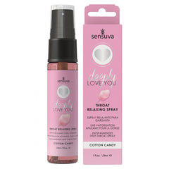 Sensuva Deeply Love You Throat Relaxing Spray-Cotton Candy 1oz - Eros Fine Goods