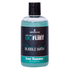 Sensuva Big Flirt Pheromone Bubble Bath-Sweet Temptation 8oz - Eros Fine Goods